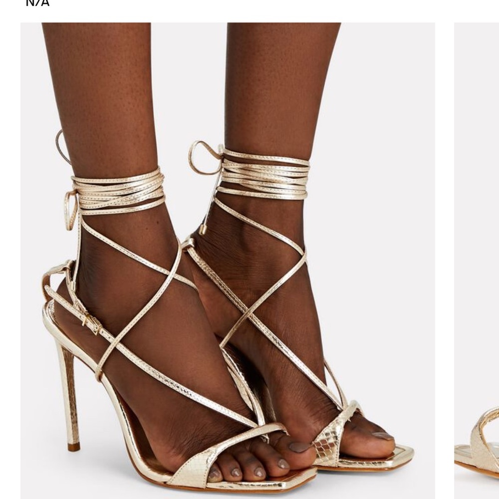 Schutz Ankle Wrap Sandal Heels 7